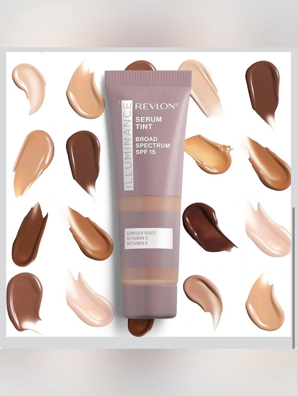 Revlon Illuminance Tinted Serum,Triple Hyaluronic Acid,SPF 15, 409 Brûlée